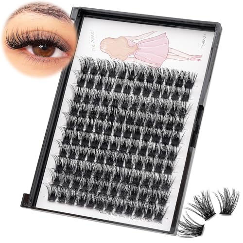 Bodermincer 3D Cluster Lashes 120pc - 18MM Wide Extension