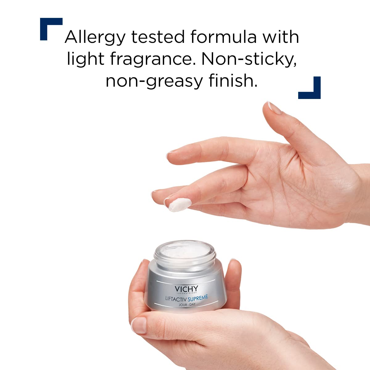 Vichy LiftActiv Supreme Anti Aging Face Moisturizer, Anti Wrinkle Cream, Firming and Hydrating Cream to Smoothe Skin, Day Cream Suitable for Sensitive Skin , 1.69 Fl Oz (Pack of 1)