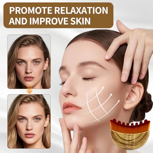 Lymphatic Contour Face Brush - Soft Drainage Massager for Puffiness - Style A