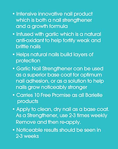 Barielle Garlic Nail Strengthener & Growth Formula Lacquer