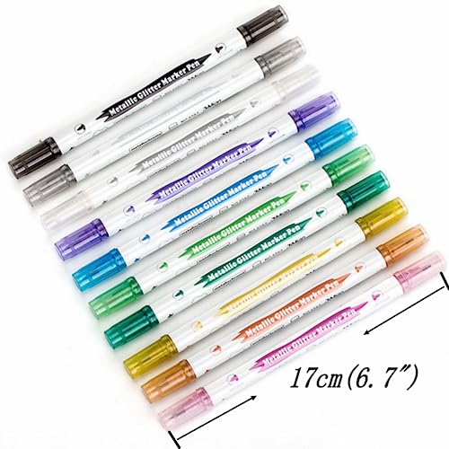 Temporary Tattoo Markers & Stencils Kit - 10 Pens + 80 Designs