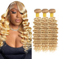 Blonde Deep Wave Bundles - 24 Inch P27/613 Human Hair