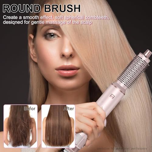 5 in 1 Hair Dryer Brush - Curler, Straightener & Styler Tool