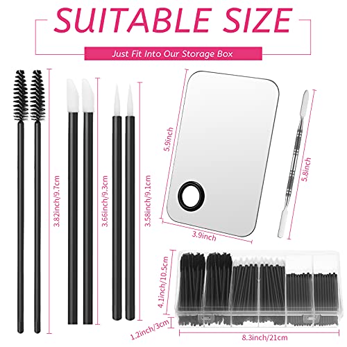 Maitys 260pc Disposable Makeup Tools Kit with Organizer