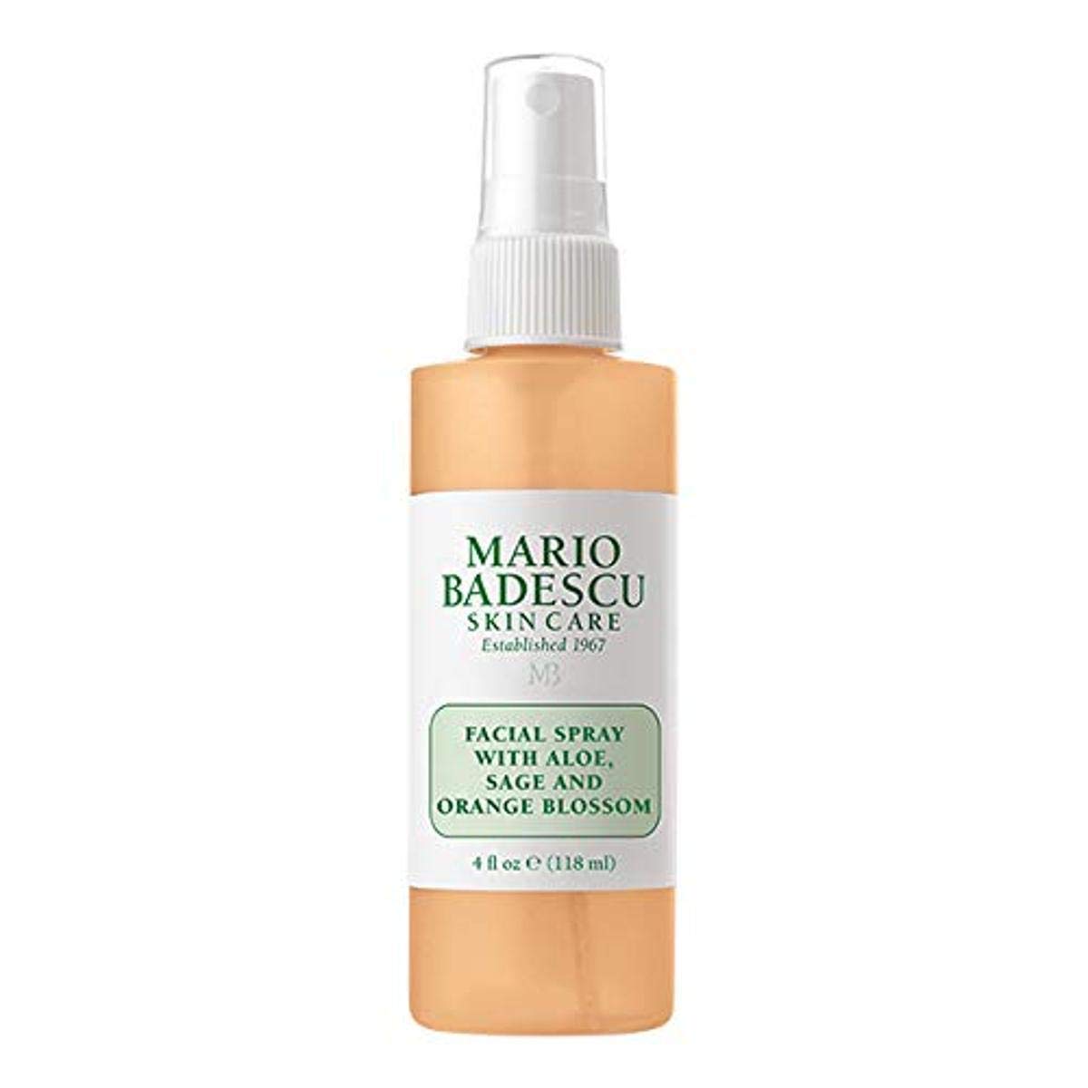 Mario Badescu Facial Spray with Aloe, Sage and Orange Blossom for All Skin Types | Face Mist that Hydrates & Uplifts | 4 FL OZ