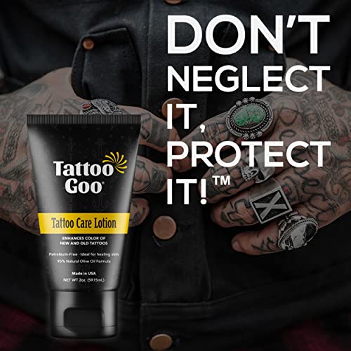 Tattoo Goo Care Lotion 2oz - Itch Relief & Color Protection