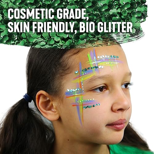 Snazaroo Fine Bio Glitter Silver 5g Tub