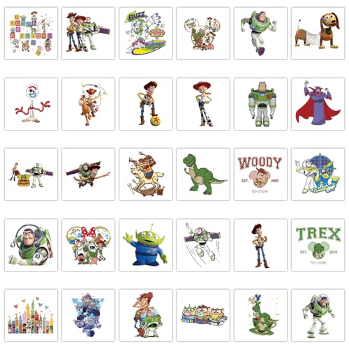 60-Piece Toy Anime Temporary Tattoos Waterproof Stickers