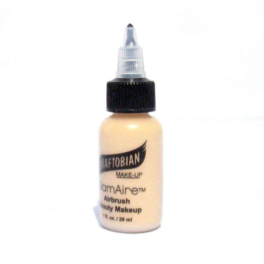 GlamAire Airbrush Makeup by Graftobian - High Definition Airbrush Foundation, Professional Formula for Long-Lasting Wear, For Makeup Artists and Beauty Aficionados, Made in USA, Porcelain (N)