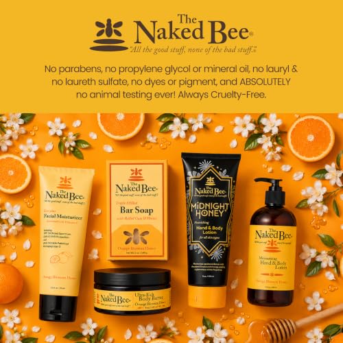 The Naked Bee Orange Blossom Honey Heel Restoration Foot Balm - 2 oz