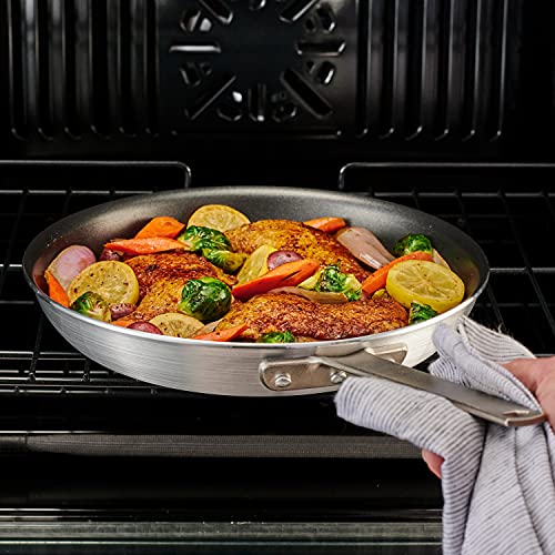 Tramontina Professional Series 8-Inch Fry Pan, Heavy-Gauge Aluminum with Reinforced Nonstick Coating, Oven and Dishwasher Safe, NSF Certified, Made in Brazil