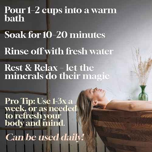 Dead Sea Warehouse - Dead Sea Salts for Soaking - 100% Dead Sea Mineral Bath Salts - Great for Soothing Muscles Aches, Relaxation, Alleviate Skin Issues - Unscented - 2 lbs - 2 Pack