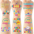 160 Pcs Affirmation Temporary Tattoos - 8 Sheets Motivational Stickers