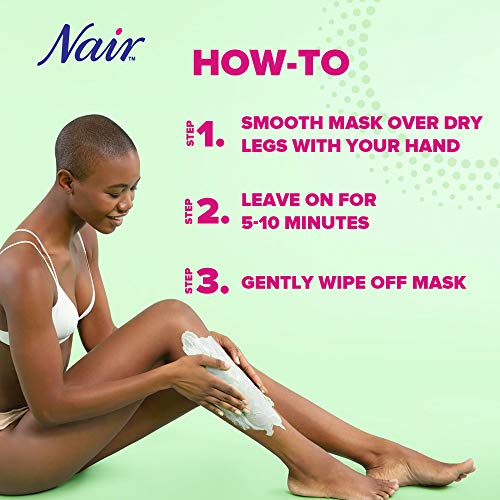 Nair Hair Remover Beauty Treatment Charcoal Clay Leg Mask 8.0oz