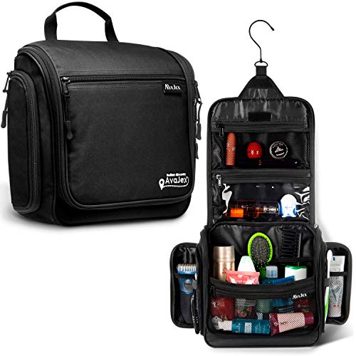 AvaJex Large Hanging Dopp Kit Toiletry Bag - Waterproof
