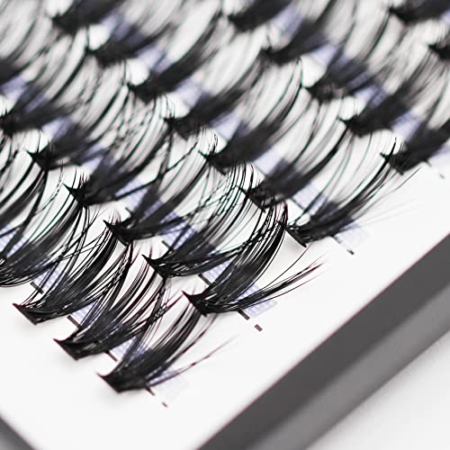 Bodermincer 240 Cluster Lashes C Curl 14mm Fluffy Volume