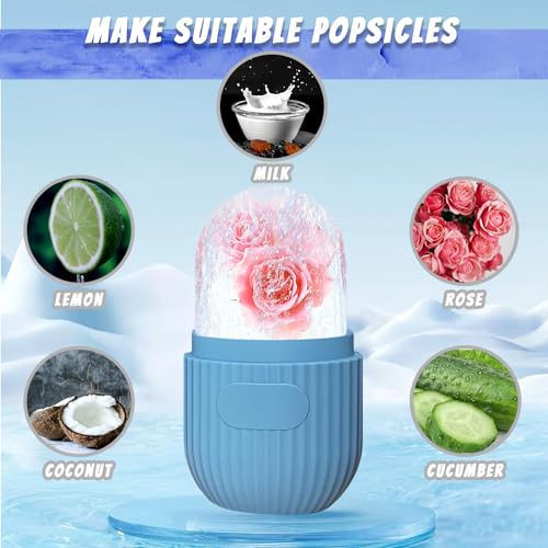 Joyeee Ice Face Roller – Silicone Reusable Facial Massage Tool