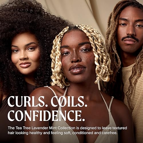Tea Tree Lavender Curl Refresh Foam for Coarse Curly Hair