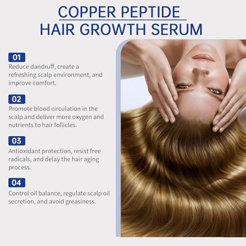 Copper Peptide Hair Regrowth Serum - GHK-Cu & AHK-Cu, 30ml