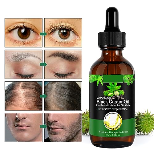 Organic Jamaican Black Castor Oil for Hair Growth & Skin Care