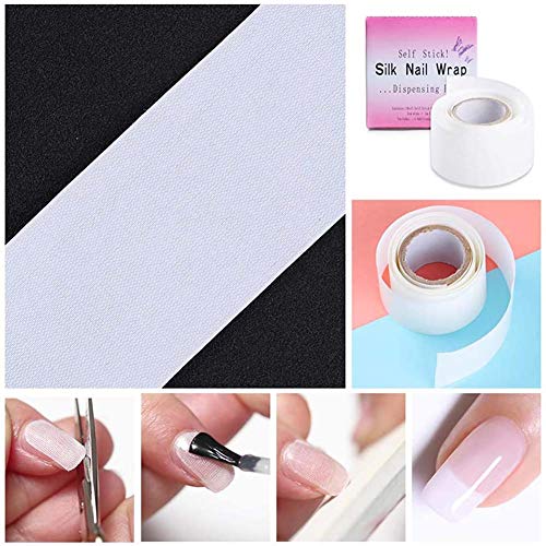 Self-Adhesive Nail Repair Fiberglass Silk Wrap for Damaged Nails - Reinforce & Protect
