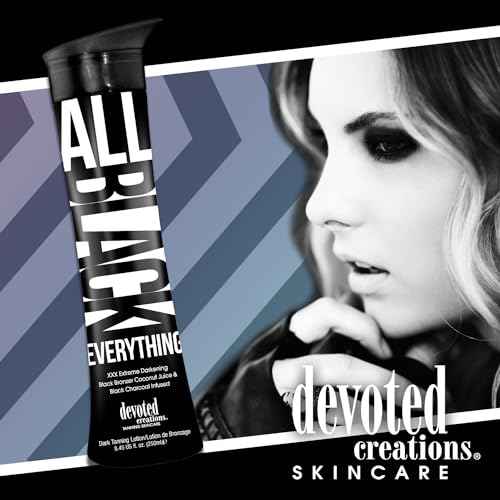 Devoted Creations All Black Everything - Extreme Darkening Black Bronzer Dark Tanning Lotion