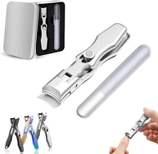 Generic Lux German Grip Nail Clippers for Men,2024 New Nail Clippers,The Luxurious Ultra Sharp Nail Clippers,German Nail Clippers,Stainless Steel Nail Clippers,Professional Nail Clippers (Silver)