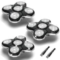 3Pack Shaver Replacement Head Compatible with Remington Balder Pro Head Shaver ModelSPR-XR7000,with 2 Sweeping Brush