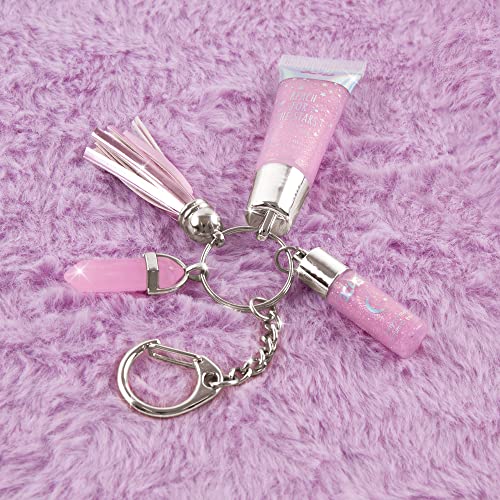 Celestial Keychain Lip Gloss - Berry Flavor Lavender Tint
