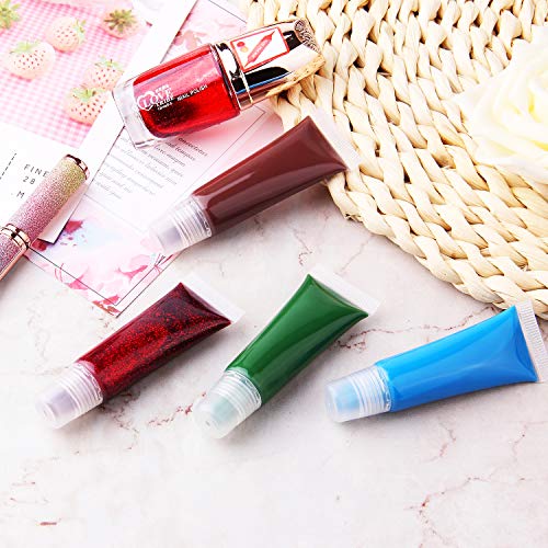 50Pcs 10ml Empty Lip Gloss Tubes Empty Lip Balm Tubes for DIY Lip Gloss Balm Cosmetic