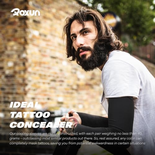 ROXUN Cooling Arm Sleeves UV Protection UPF 50+