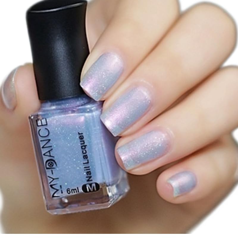 Pearl Iridescent Lavender Nail Polish 6ml | Quick Dry Shimmer