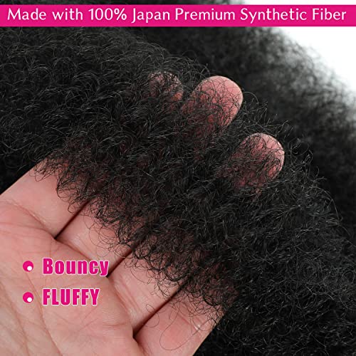 Afro Twist Hair 24 Inch Pre-Fluffed Spring Twist Hair Extensions 3 Pack