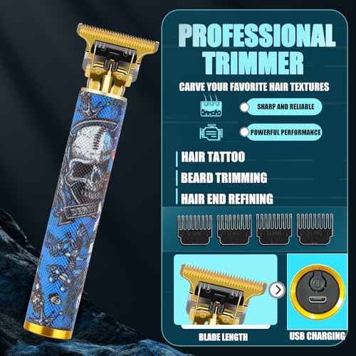 Professional Rechargeable Hair Clippers for Men - Trimmer Set