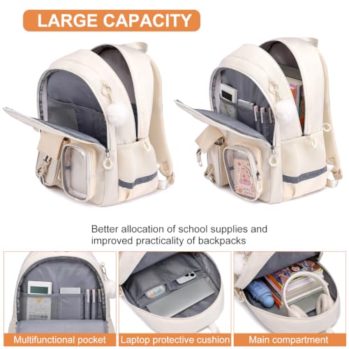 Lightweight School Backpack for Teen Girls - Durable, Aesthetic & Ergonomic