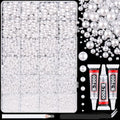 White Flatback Pearls Bedazzling Kit (2-10mm) with B7000 Glue & Tools