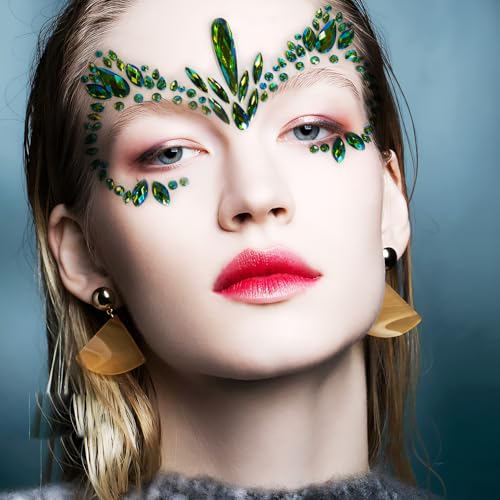 Festival Face Gems Sticker - 5-Pack Rhinestone Body Jewels