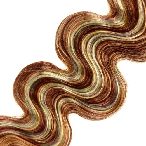 24 26 28 Inch P30/613 Human Hair Bundles Highlight Human Hair Bundles #613 Body Wave Bundle Color #30 Body Wave Bundle