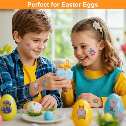 Easter Temporary Tattoos for Kids - 160 Pack