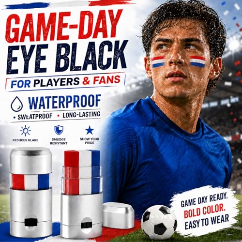 USA Face Paint Stick Set - Red, White, & Blue for 4th of July