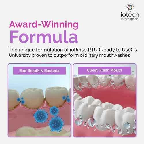 Recommended by 1,000s of Dental Professionals Because it Simply Works Better. Professional Strength ioRinse RTU. Powerful, Long-Lasting, Breath freshening That You Can Trust. Soft Mint 16 oz