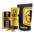 Moto Men's Head Shaving Starter Kit with HeadSlick Shaving Cream, Shaving Razor, Blade Refills (8 ounce HeadSlick)