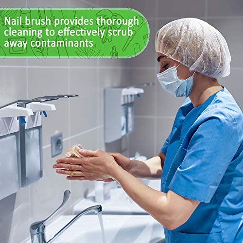 Non-Slip Wooden Two-Sided Nail Brush with Natural Boar Bristles