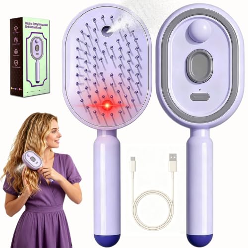 Cheerdox 5-in-1 Electric Spray Air Cushion Massage Comb