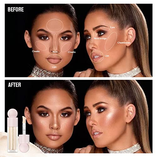 Liquid Highlighter Stick Makeup - Waterproof Glow (2pcs)