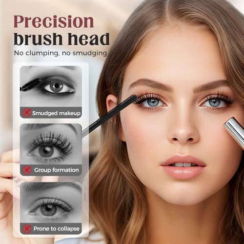 NOGCAW Waterproof Mascara for Mature Women 60+, Non-Clumping