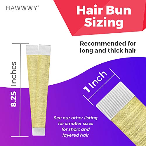 Blonde 3 Pack Hair Bun Maker Set for French Twist & Updos - Easy Styling Tool
