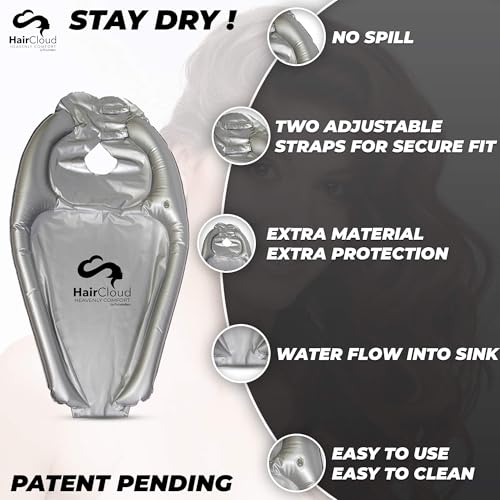 Inflatable Hair Washing Funnel with Pump - Portabelles