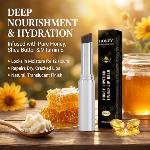 Honey Noir Long Lasting Matte Lipstick - Hydrating Velvet Finish