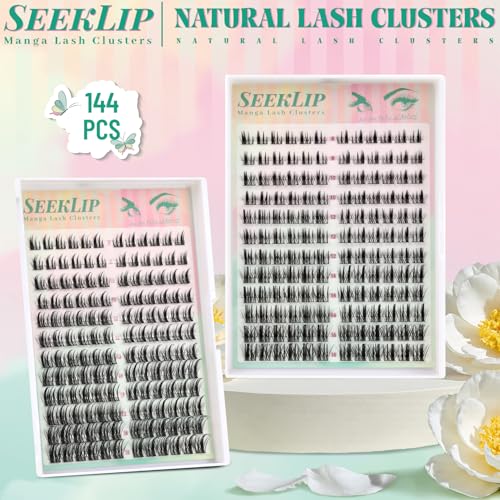Manga Lash Clusters C Curl 8-16MM DIY Eyelash Extensions 144PCS